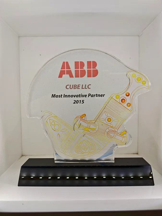 ABB Most Innovative Partner Award 2015 presented to Mecamac